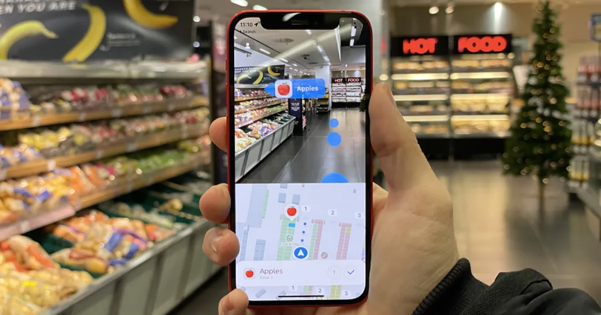 Web AR In-Store Navigation